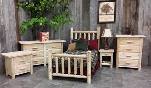 Log Bedroom Set - Modern Collection